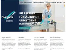 Tablet Screenshot of pospischil-gmbh.de